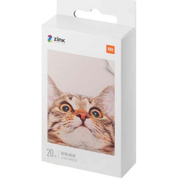 Xiaomi Mi Portable Φωτογραφικό Χαρτί Gloss A8 (5.2x7.4) για Εκτυπωτές Zink 20 Φύλλα